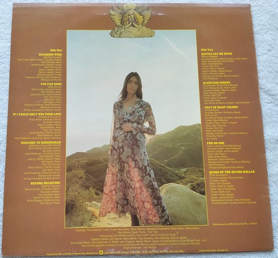 Emmylou Harris - Pieces of the Sky (1975 )LP = als nieuw