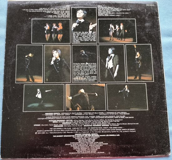 Liza Minnelli ‎– Live At The Winter Garden (1974) LP