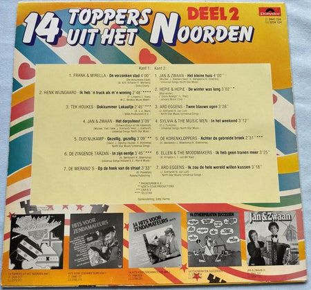 14 Toppers Uit Het Noorden Deel 2 (1981) LP