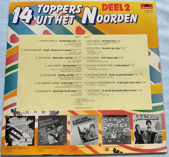 14 Toppers Uit Het Noorden Deel 2 (1981) LP
