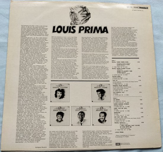 Louis Prima – Rock 'N' Roll History (1970) LP