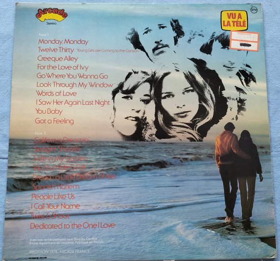 The Mamas & Papas – Leurs 20 Plus Grands Succès (1978) LP= als nieuw