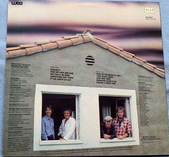 The Hollies ‎– What Goes Around 1983 LP