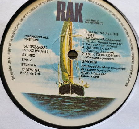 Smokey - Changing All the Time (1975) LP = als nieuw