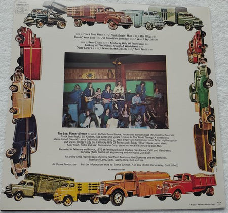 Commander Cody And His Lost Planet Airmen (1972) LP