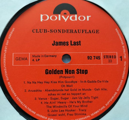 James Last ‎– Party (1971)4XLPBOX = als nieuw