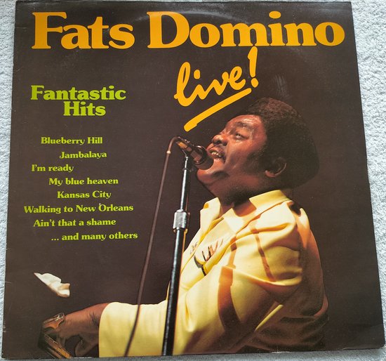 Fats Domino – Fats Domino (LIVE) (1979) LP=als nieuw