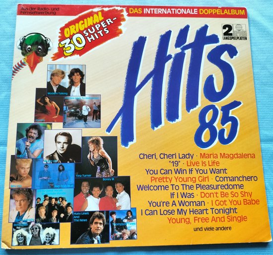 Hits 85 • Das Internationale Doppelalbum (1985) 2XLP zijn als nieuw