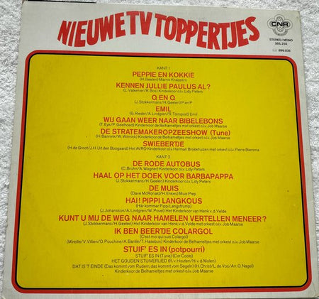 Nieuwe TV Toppertjes (1972) LP=als nieuw