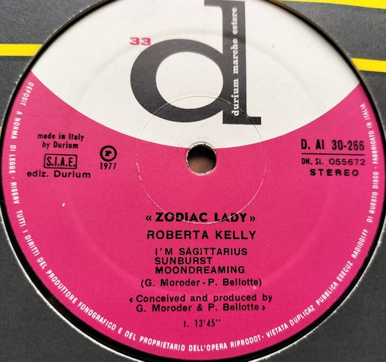 Roberta Kelly - Zodiac Lady (1977) LP= als nieuw