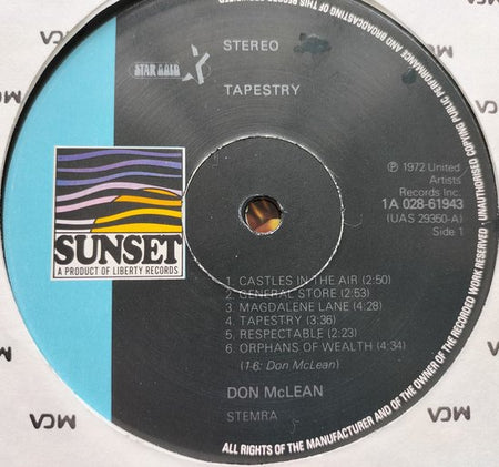 Don McLean – Tapestry (1980) LP