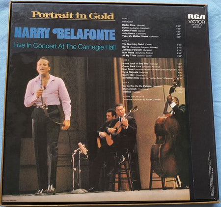 Harry Belafonte – Live In Concert At The Carnegie Hall (1973) 2XLP = als nieuw