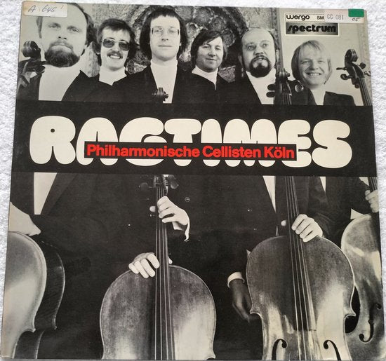 Philharmonische Cellisten Köln – Ragtimes (1977) LP