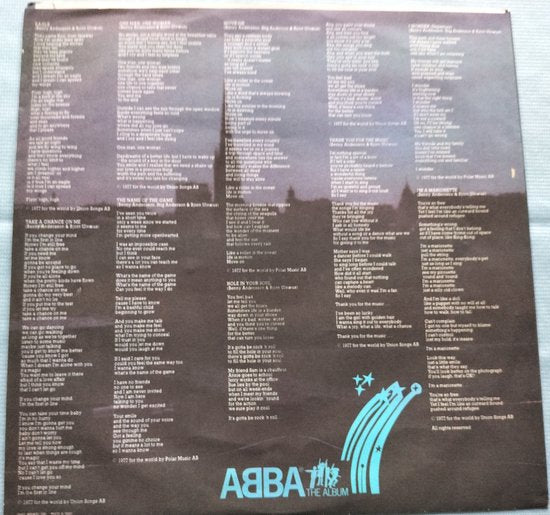 ABBA - The Album (1977) LP = als nieuw