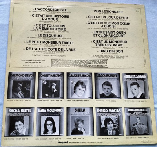 Edith Piaf – Edith Piaf (1978) LP = als nieuw