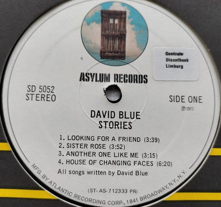 David Blue - Stories (1971) LP