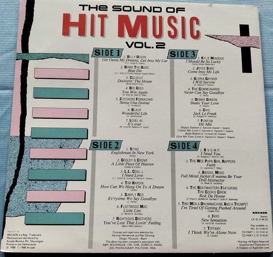 The Sound Of Hit Music Volume 2 (1988) 2XLP zijn als nieuw