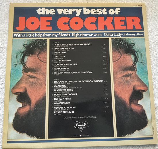 Joe Cocker – The Very Best Of Joe Cocker (1970) LP