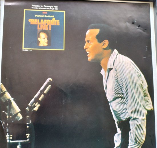 Harry Belafonte – Live In Concert At The Carnegie Hall (1973) 2XLP = als nieuw
