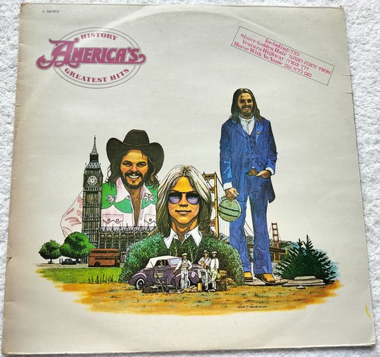 America ‎– History - America's Greatest Hits (1975) LP