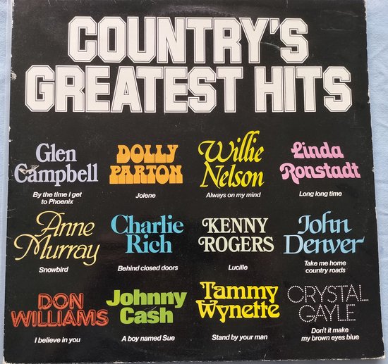 Various – Country's Greatest Hits (1985) LP = als nieuw
