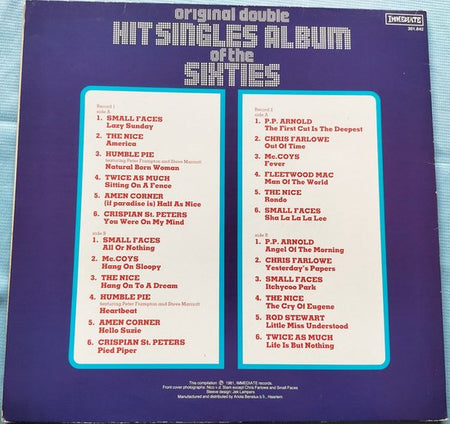 Original Double Hit Singles Album Of The Sixties ( 2 LP)
