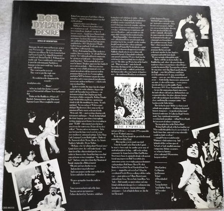 Bob Dylan - Desire (1976) LP= als nieuw