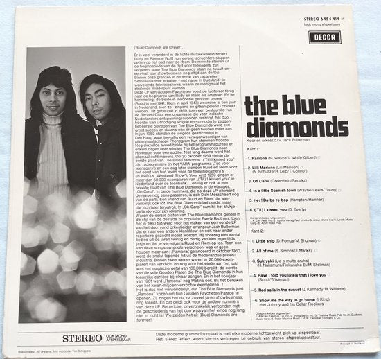 The Blue Diamonds - Gouden Favorieten Parade (1977) LP = in Nieuwstaat