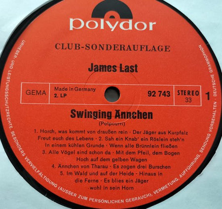 James Last ‎– Party (1971)4XLPBOX = als nieuw
