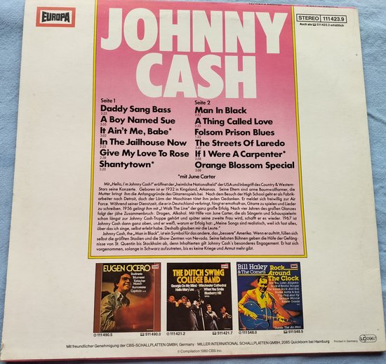 Johnny Cash – Johnny Cash (1980) LP
