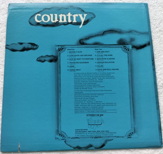 Country – Country (1971) LP = is als nieuw