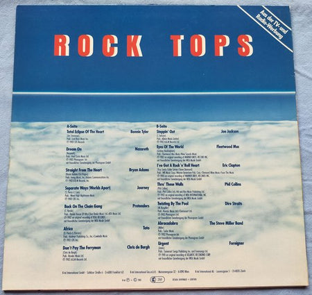 Various – Rock Tops (1983) LP