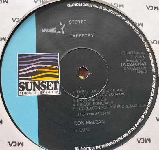 Don McLean – Tapestry (1980) LP