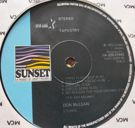 Don McLean – Tapestry (1980) LP