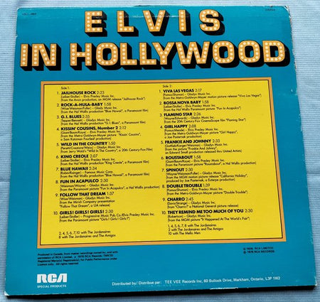 Elvis Presley – Elvis In Hollywood (1977) LP = als nieuw