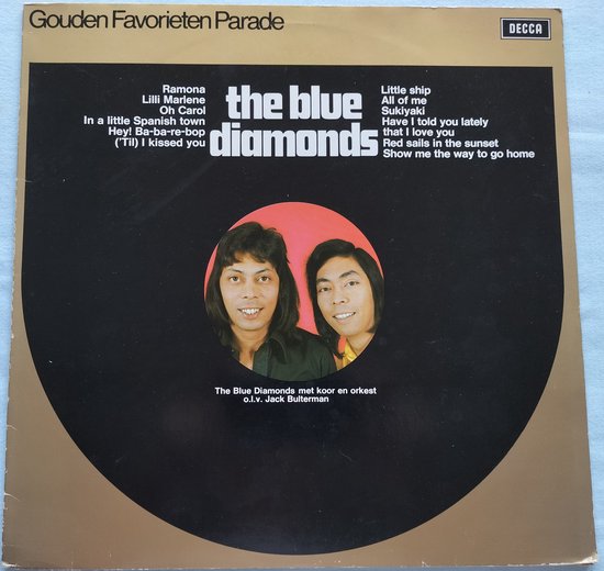 The Blue Diamonds - Gouden Favorieten Parade (1977) LP = in Nieuwstaat