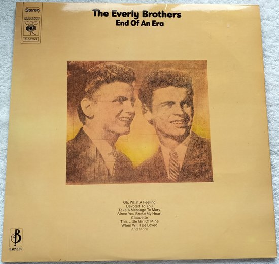 Everly Brothers – End Of An Era (1971) 2XLP