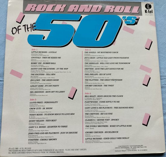 Rock And Roll Of The 50's Volume (1985) 2XLP