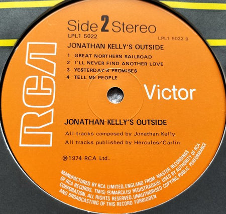 Jonathan Kelly's Outside - Waiting on You (1974) LP= als nieuw