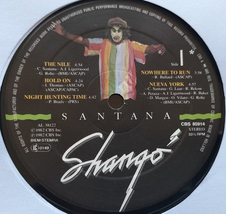 Santana ‎– Shango ( 1982) LP = als nieuw