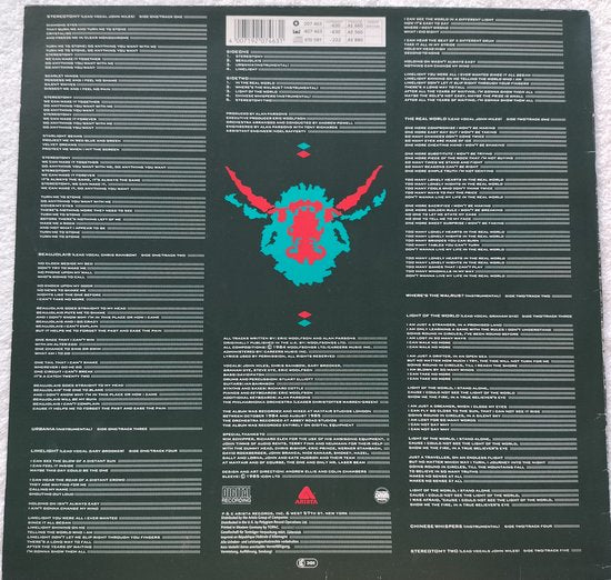 The Alan Parsons Project - Stereotomy (1985) LP is in Nieuwstaat