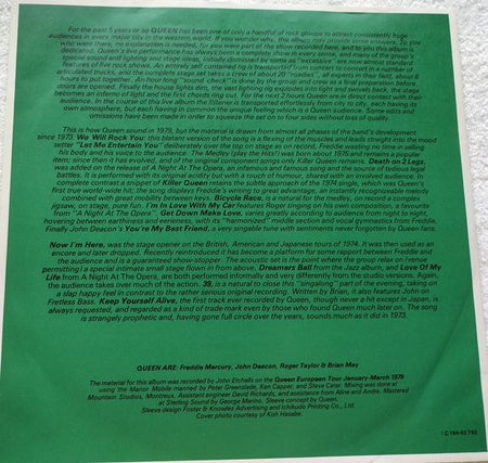 Queen - Live Killers (1979) 2X LP zijn als nieuw