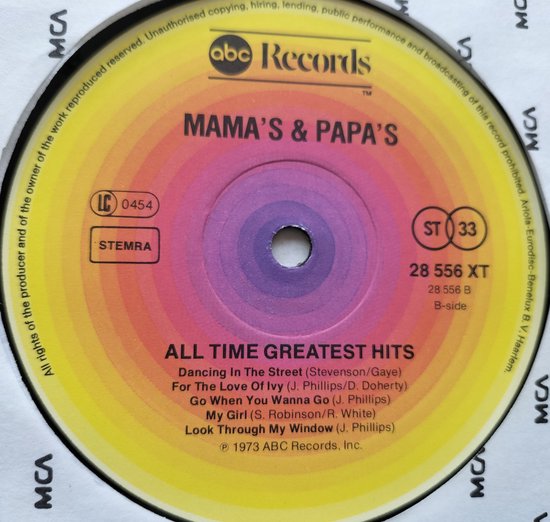 The Mama's & Papa's – All Time Greatest Hits (1977) 2XLP = als nieuw