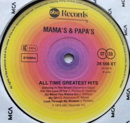 The Mama's & Papa's – All Time Greatest Hits (1977) 2XLP = als nieuw