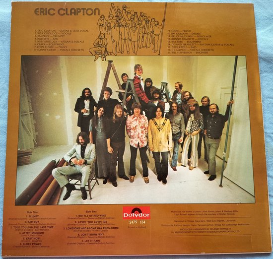 Eric Clapton - Eric Clapton (1970) LP = als nieuw