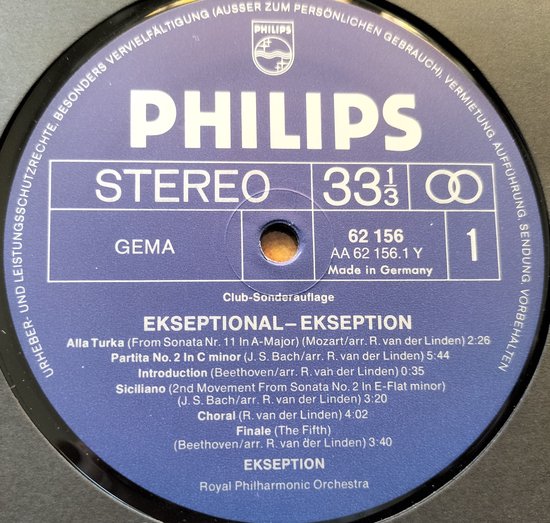 Ekseption – Ekseptional (1973) LP