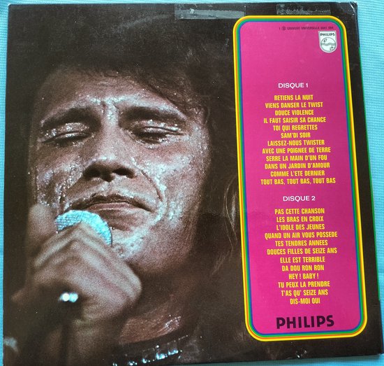Johnny Hallyday - Super Hits (1976) 2XLP