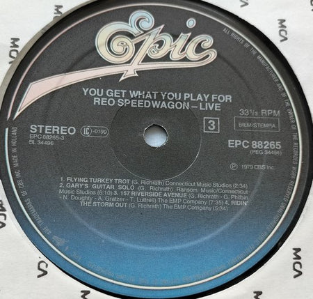 REO Speedwagon - You Get What You Play For (1977) 2XLP