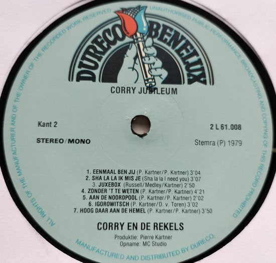 Corry En De Rekels – Corry's Jubileum (1979) 2XLP