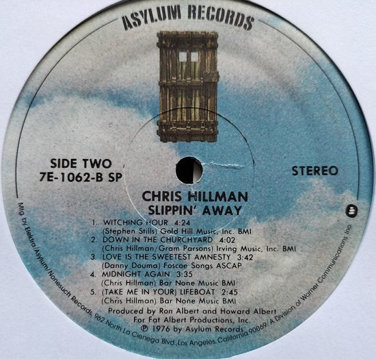 Chris Hillman - Slippin' Away (1976) LP